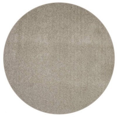Mooi rond vloerkleed 265 cm, Ophalen, Gebruikt, Beige, Rond
