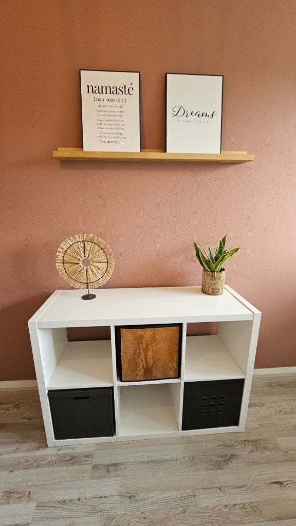 Ikea Kallax 8vaks wit inclusief manden, Ophalen, Gebruikt, Minder dan 150 cm, Minder dan 100 cm