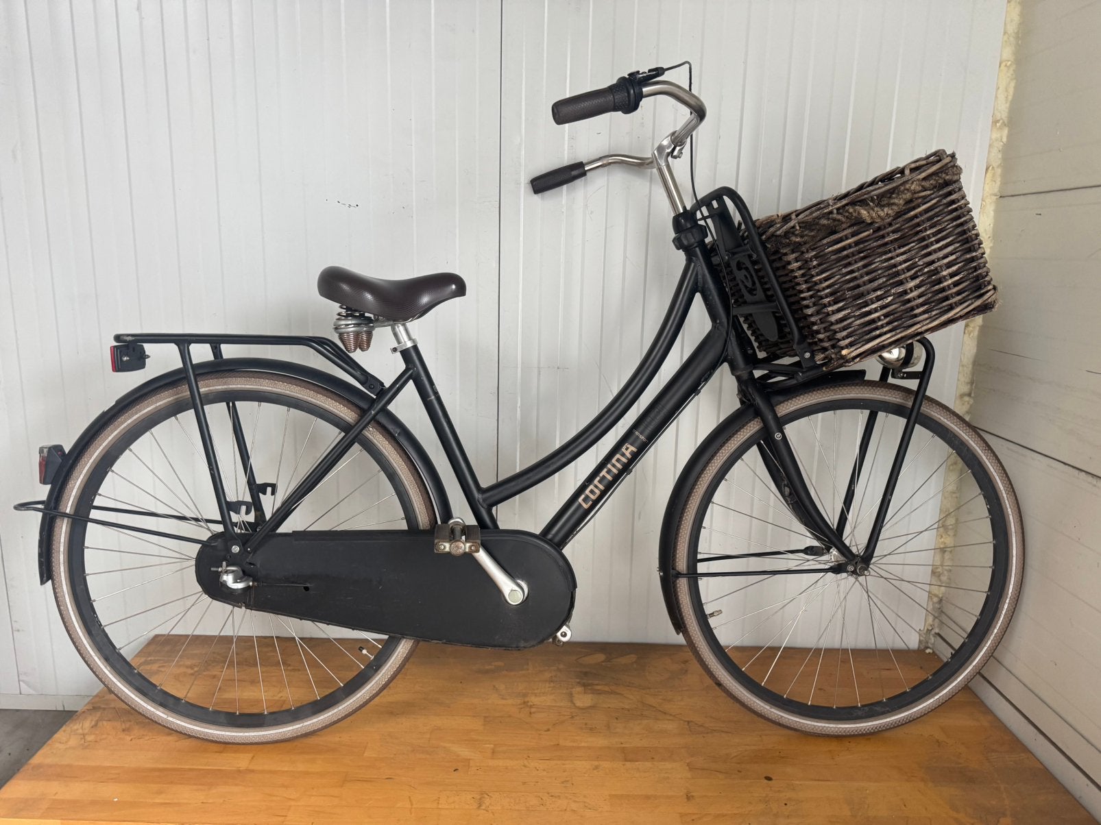Cortina U4 Transport | 3 versnellingen | frame 50, Fietsen en Brommers, Fietsen | Dames | Damesfietsen, Terugtraprem, Versnellingen