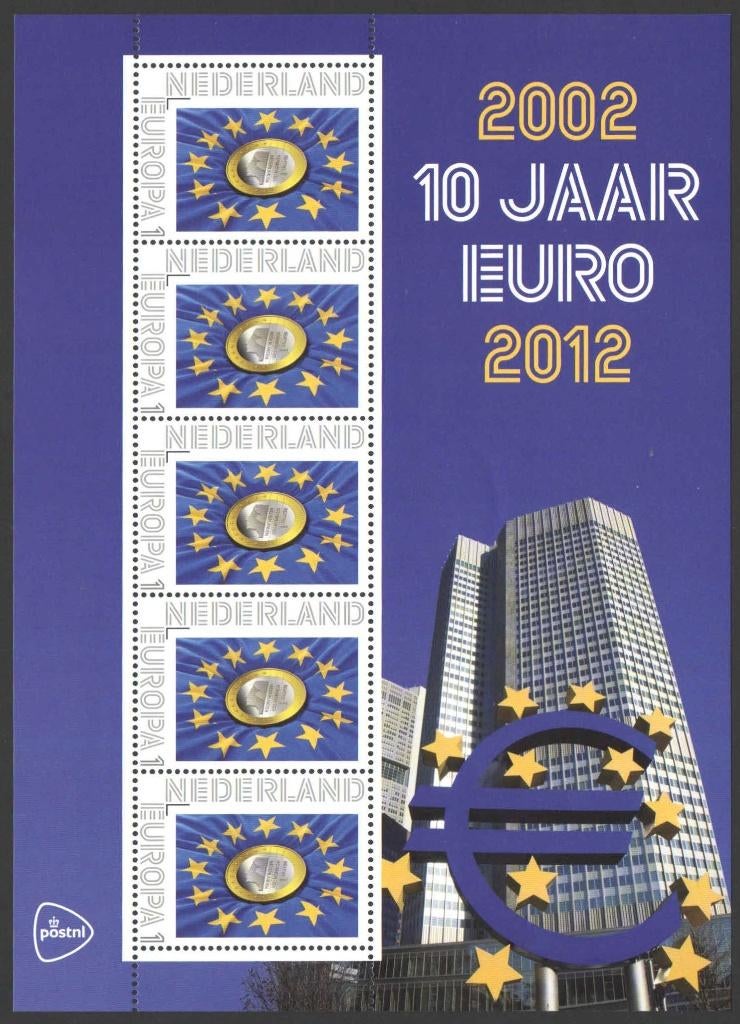Postzegels 10 jaar Euro 2002-2012, Ophalen of Verzenden, Na 1940, Postfris