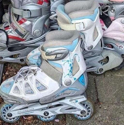 Verstelbare skates skeelers! Maat 30,31,32,33,34, Ophalen, Gebruikt