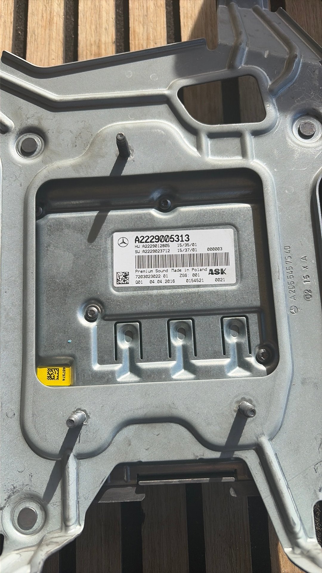 Mercedes Burmester Audio Versterker Premium SoundA2229005313, Ophalen of Verzenden