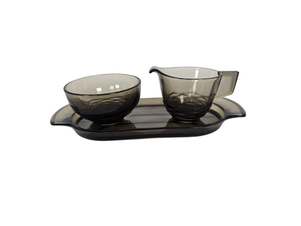 Glasfabriek Leerdam  - A.D. Copier - rookglas - 1930's, Ophalen of Verzenden