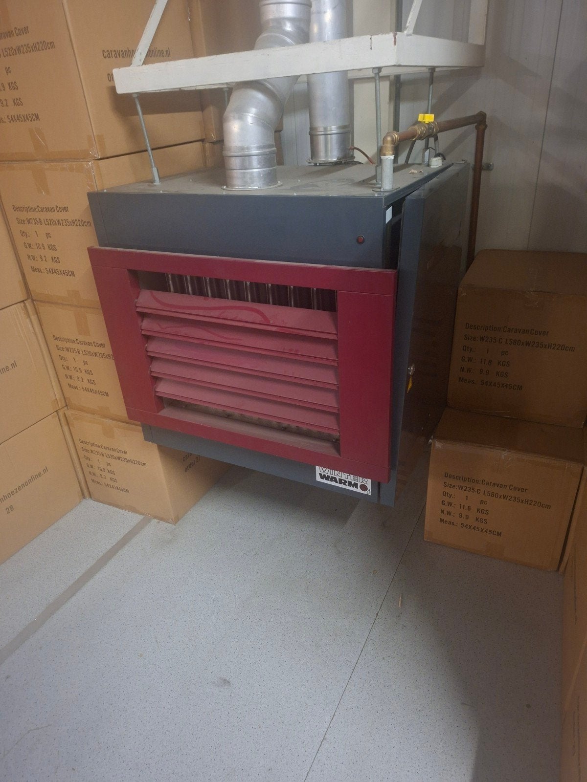 Winterwarm WSP 53 A-H/L Heater - Bouwjaar 2005, Ophalen of Verzenden, Gebruikt, 800 watt of meer, Kachel