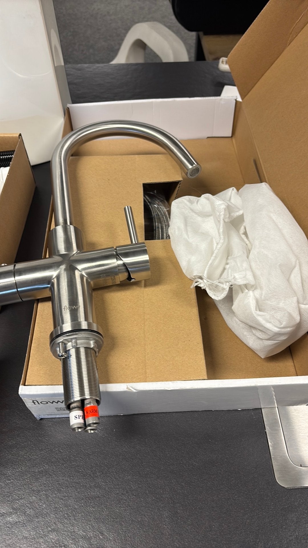 Floww combi quooker, Ophalen of Verzenden, Nieuw, Rvs, Kraan