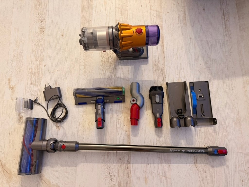 Dyson V12 Detect Slim Absolute | Compleet | Goede staat, Ophalen, Gebruikt, Dyson, Geschikt voor tapijt