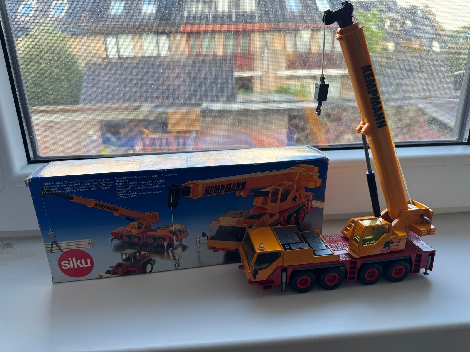 Siku Kraanwagen Kempman met originele verpakking, Ophalen of Verzenden, Zo goed als nieuw
