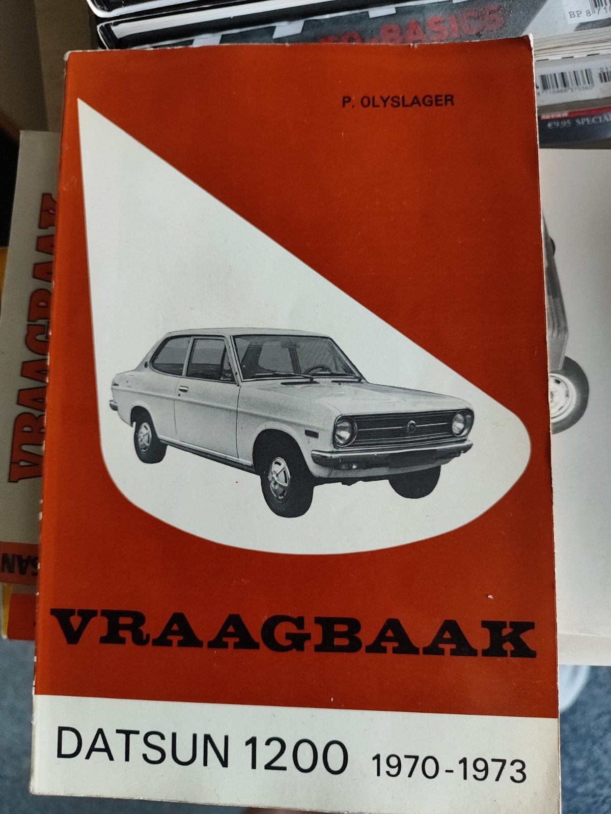Vraagbaak Datsun 1200 1970-1973 - P. Olyslager, Ophalen of Verzenden, Gelezen, Overige merken, P. Olyslager