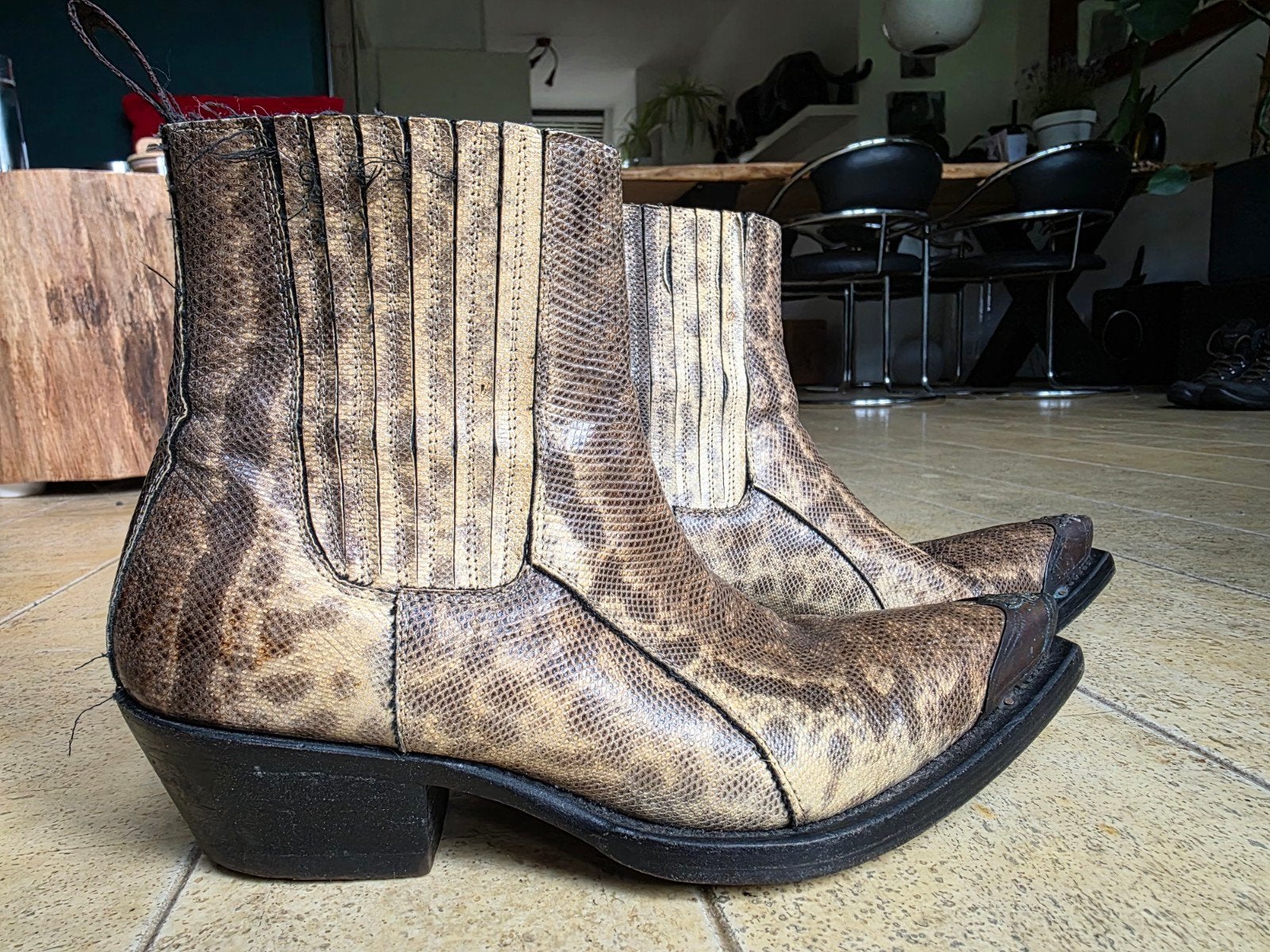 Cowboy boots mt 44. Western laarzen, Ophalen of Verzenden, Bruin, Boots