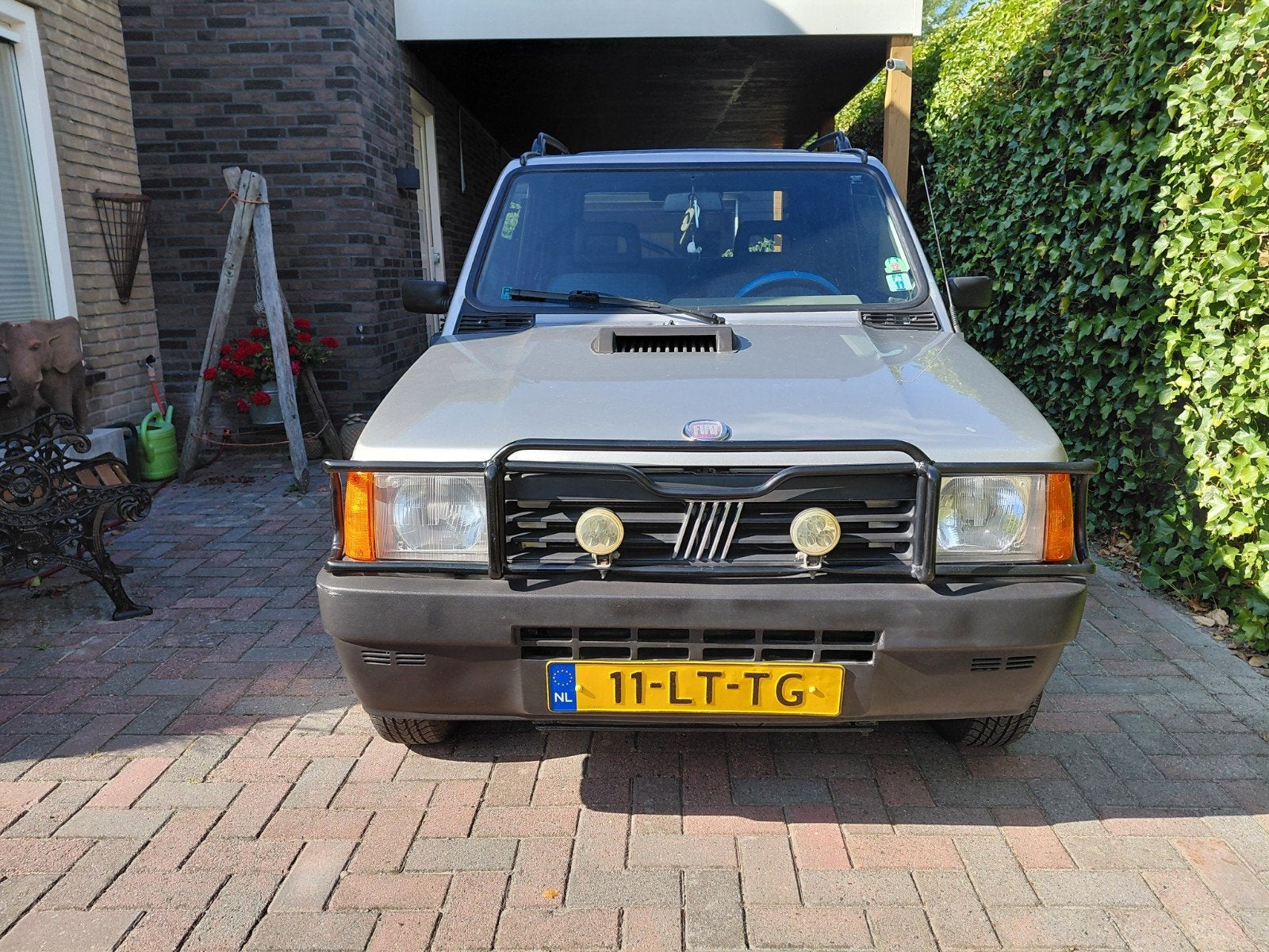 Fiat Panda 1.1 4WD 2003 Grijs, Auto's, 54 pk, Handgeschakeld, Vierwielaandrijving, Particulier