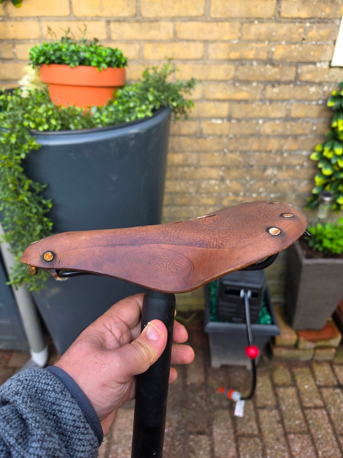 Brooks Leren Fietszadel - Klassiek Comfort, Fietsen en Brommers, Leer, Racefiets, Ophalen of Verzenden, Zo goed als nieuw