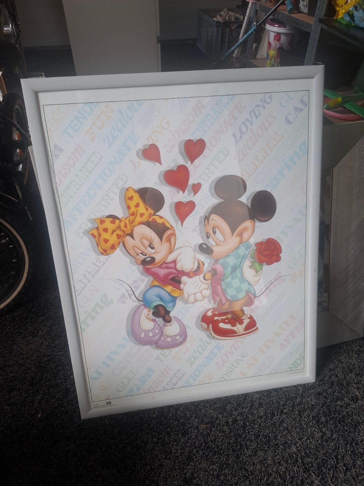 Ingelijste Disney Mickey & Minnie Mouse Poster, Ophalen