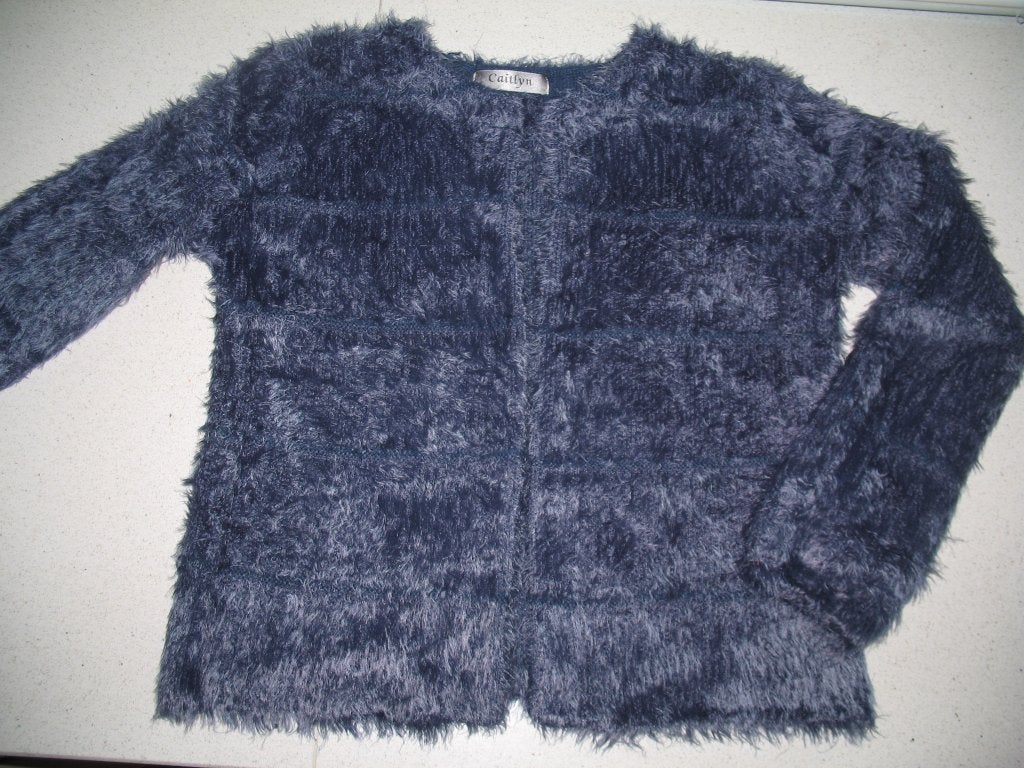 CAITLYN Pluizig Vest Mt. S Blauw Jeans-achtig van Kleur, Caitlyn, Blauw, Nieuw, Ophalen of Verzenden