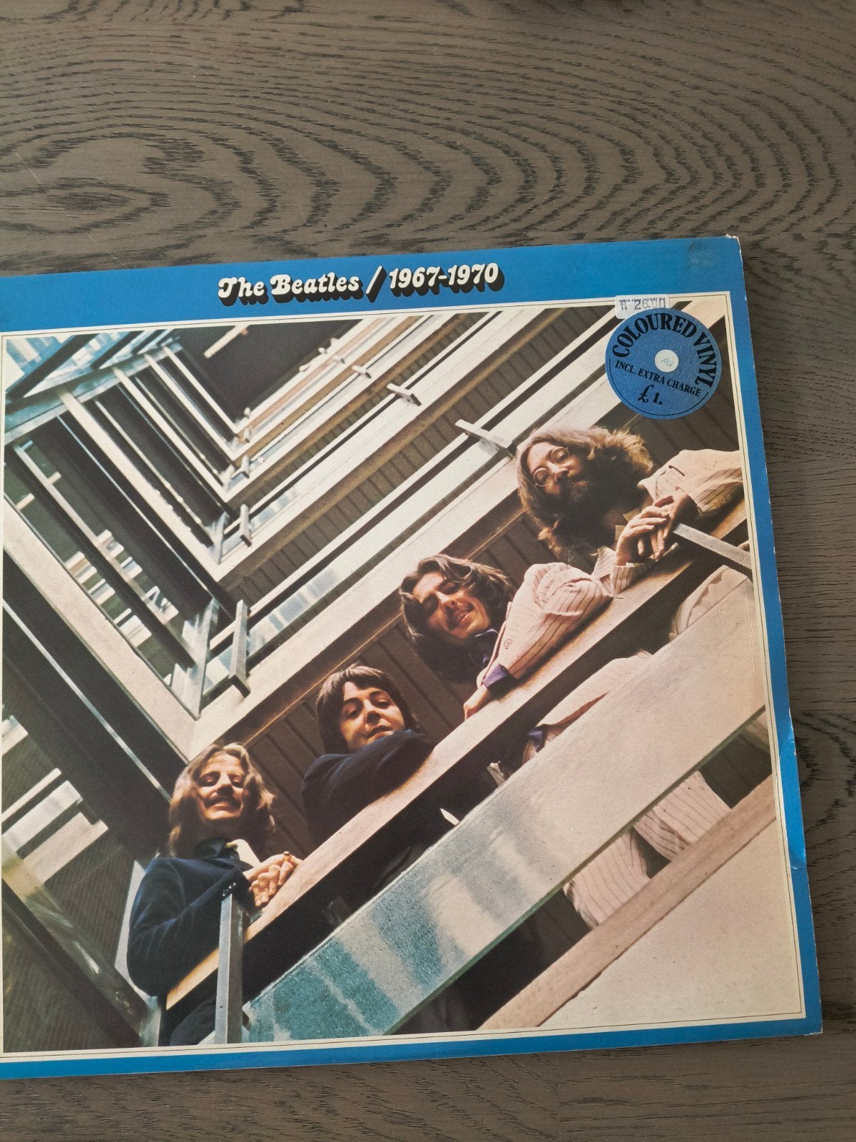The Beatles 1967-1970 Blauw Vinyl Dubbel LP, Cd's en Dvd's, Pop, Ophalen of Verzenden, Zo goed als nieuw, 12 inch