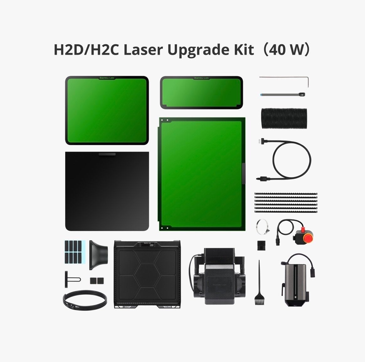 Laser upgrade kit voor H2D/C met 40W lasermodule, Computers en Software, 3D Printers, Ophalen of Verzenden, Zo goed als nieuw