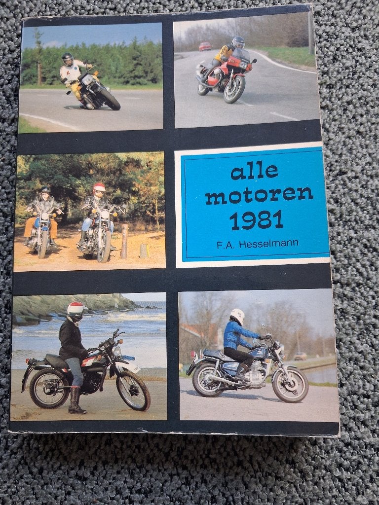Boekje Alle motoren 1981, Ophalen of Verzenden, Gelezen, F. A. Hesselman, Algemeen