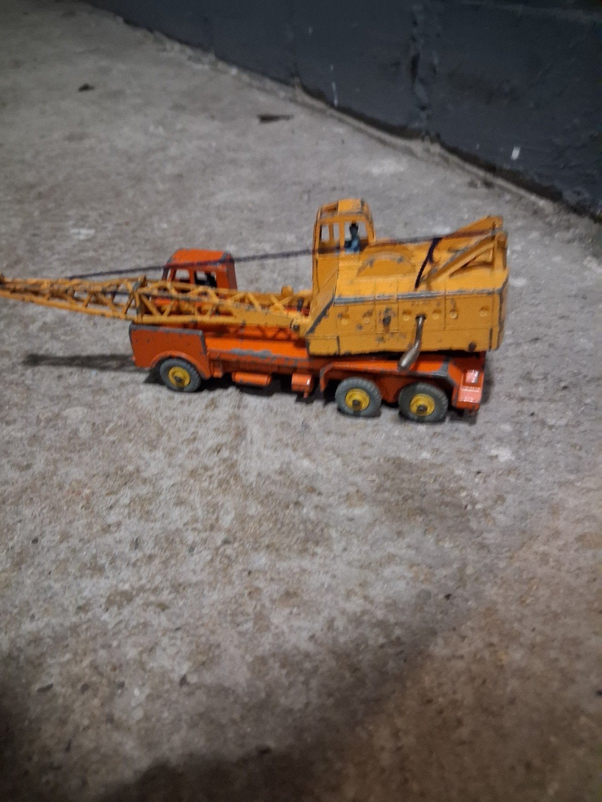 Vintage Dinky Supertoys 972 20-Ton Kraanwagen 'Coles', Ophalen, Gebruikt