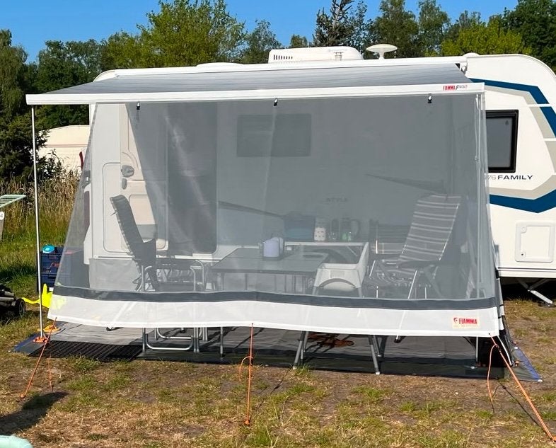 Fiamma sun view XL Sunblocker 335 x 190 cm, Caravans en Kamperen, Ophalen of Verzenden, Zo goed als nieuw
