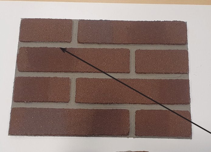 Restpartij minerale gevelstrips S9.3685, Ophalen, Nieuw