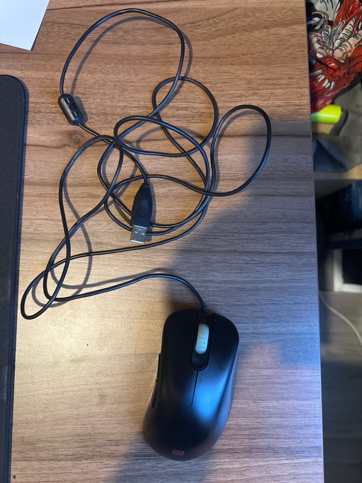 Zowie EC2-A Gaming Muis - Bedraad, Computers en Software, Muizen, Zo goed als nieuw, Muis, Rechtshandig, Bedraad, Gaming muis
