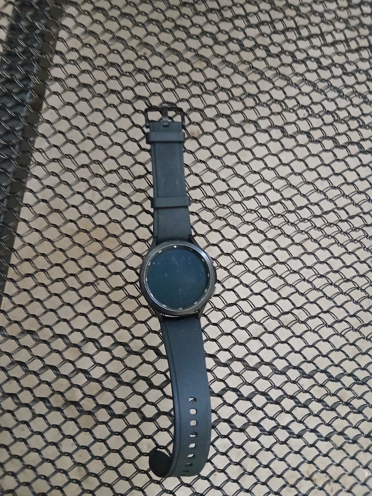 te koop samsung horloge, Ophalen, Zwart, Android