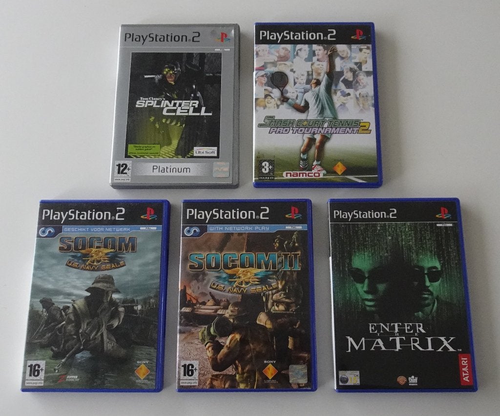 5 Sony PlayStation 2 spellen, Ophalen, Overige genres, 1 speler, Zo goed als nieuw