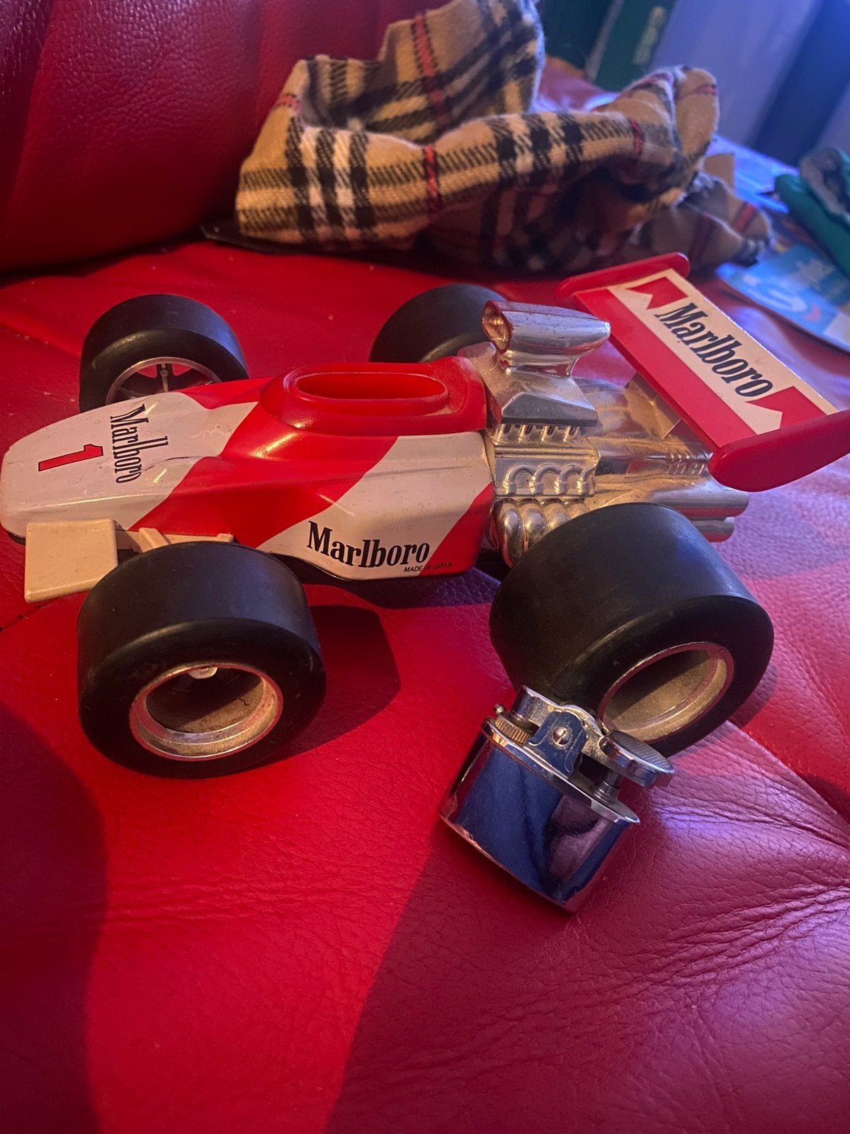 Marlboro Formule 1 aansteker - Vintage verzamelobject, Verzamelen, Ophalen, Gebruikt, Formule 1