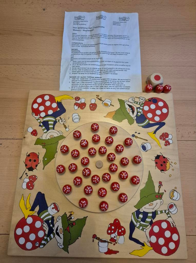 Houten Memory spel - Zeer leuke uitvoering!, Ophalen, 2 tot 4 jaar, Meer dan 50 stukjes, Zo goed als nieuw