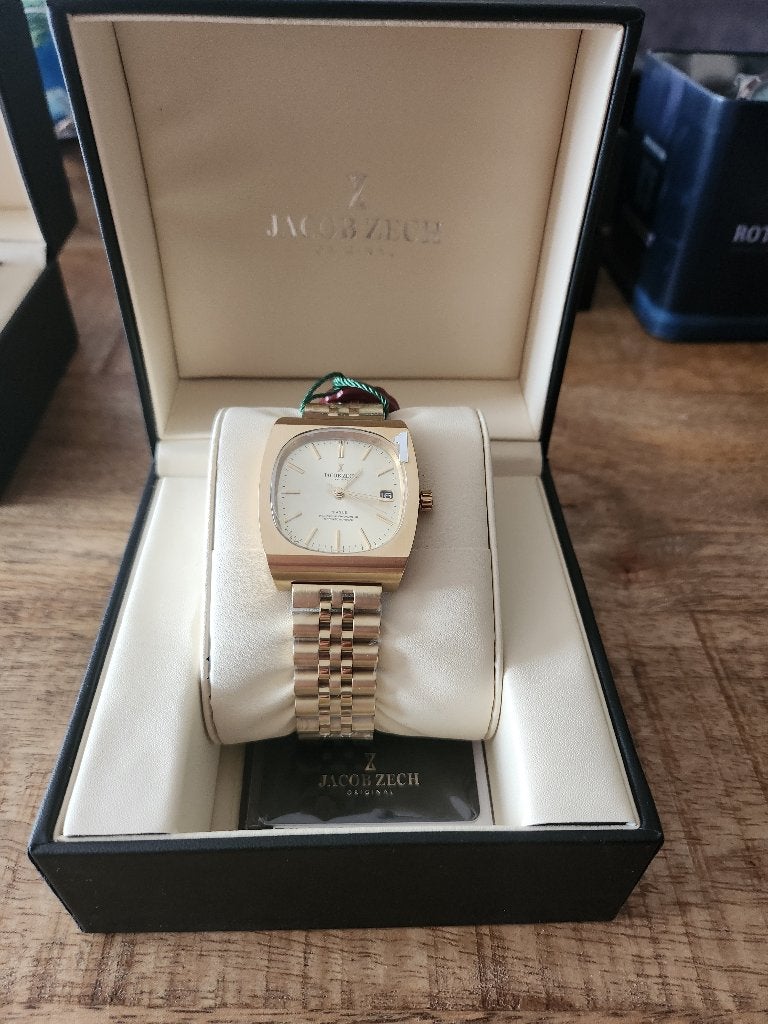 Heren horloge JACOB CECH, Ophalen, Nieuw, Staal, Overige merken