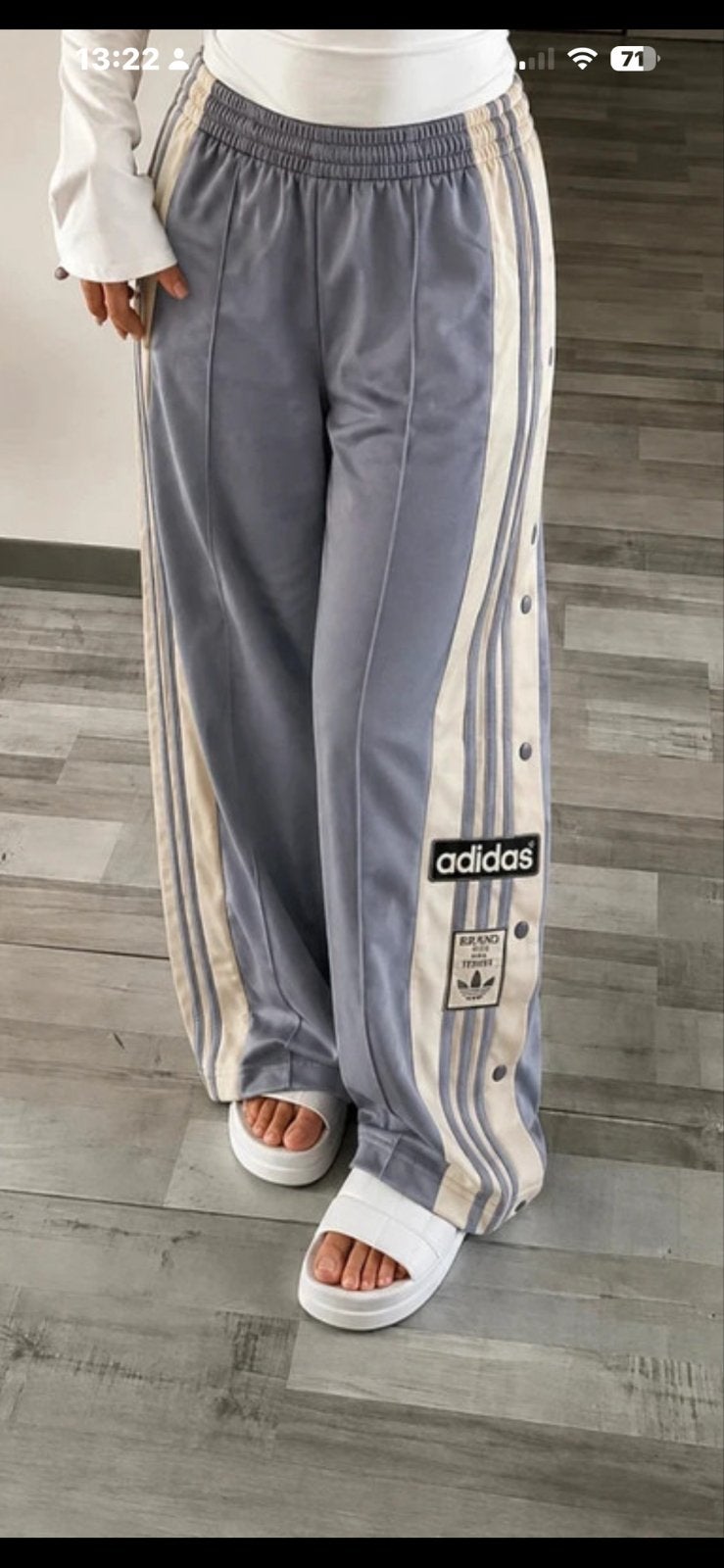 Adidas Adibreak Broek - Lichtpaars, Paars, Maat 42/44 (L), Ophalen of Verzenden, Zo goed als nieuw