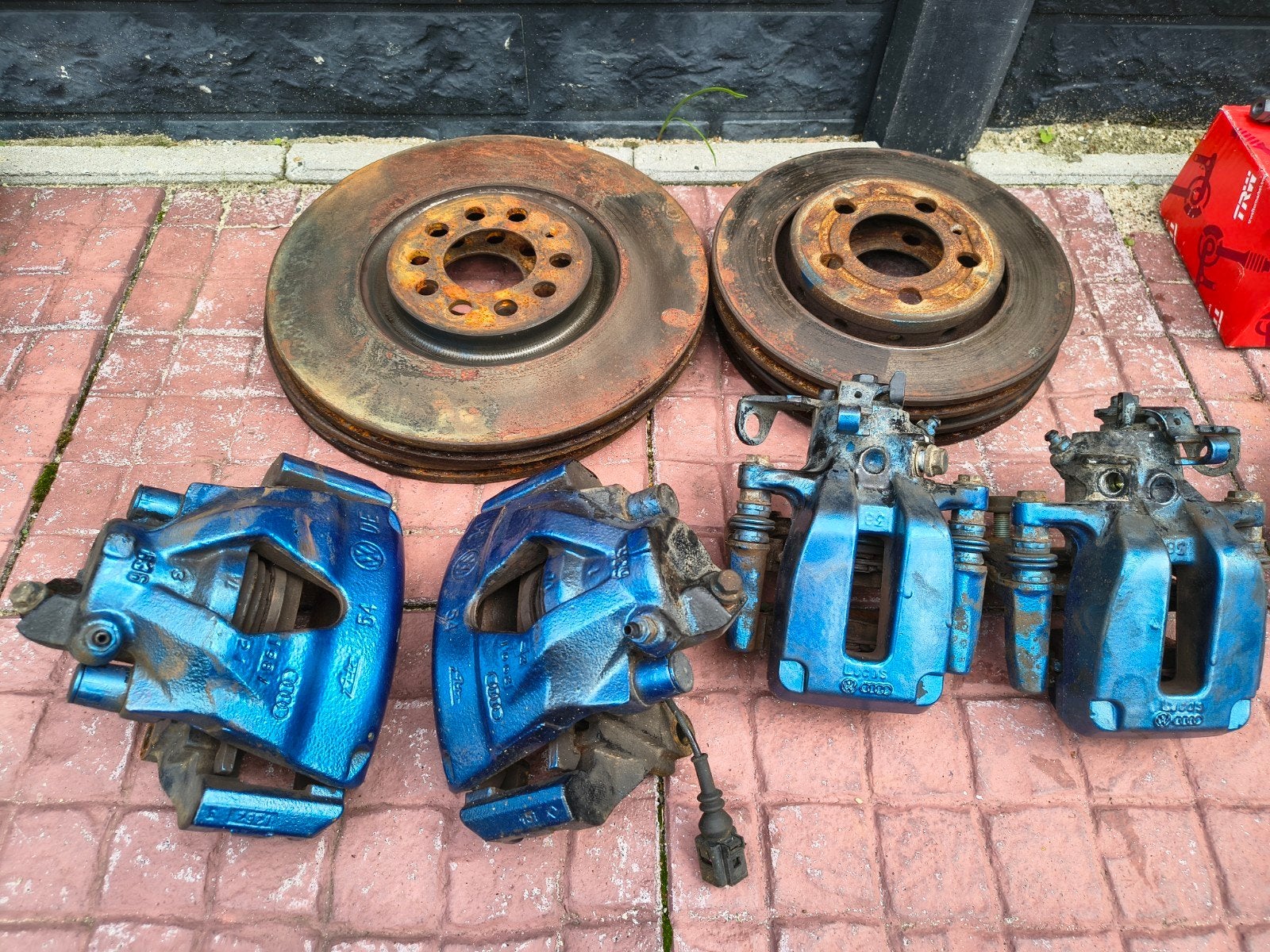 VAG 312/256 Remmen Upgrade Sets (Golf 4 / A3 / Leon - 5x100), Ophalen, Nieuw, Audi