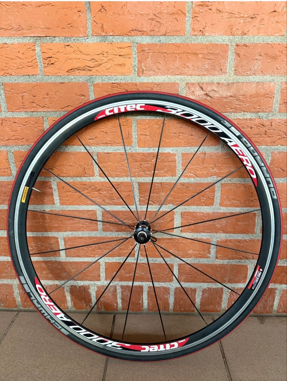 Citec 3000 Aero Wiel met Schwalbe Durano Plus band, Gebruikt, Aluminium, Racefiets, Ophalen