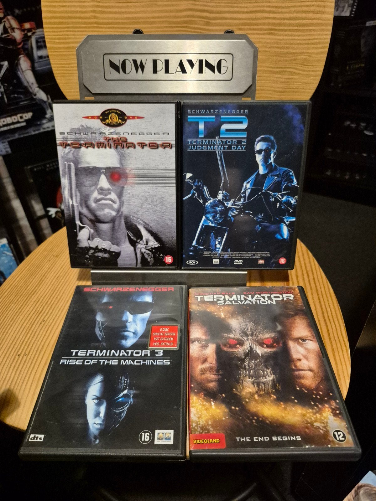 Terminator DVD Boxset - Deel 1 t/m 4 - NL ondertiteld, Gebruikt, Vanaf 16 jaar, Boxset, Actiethriller