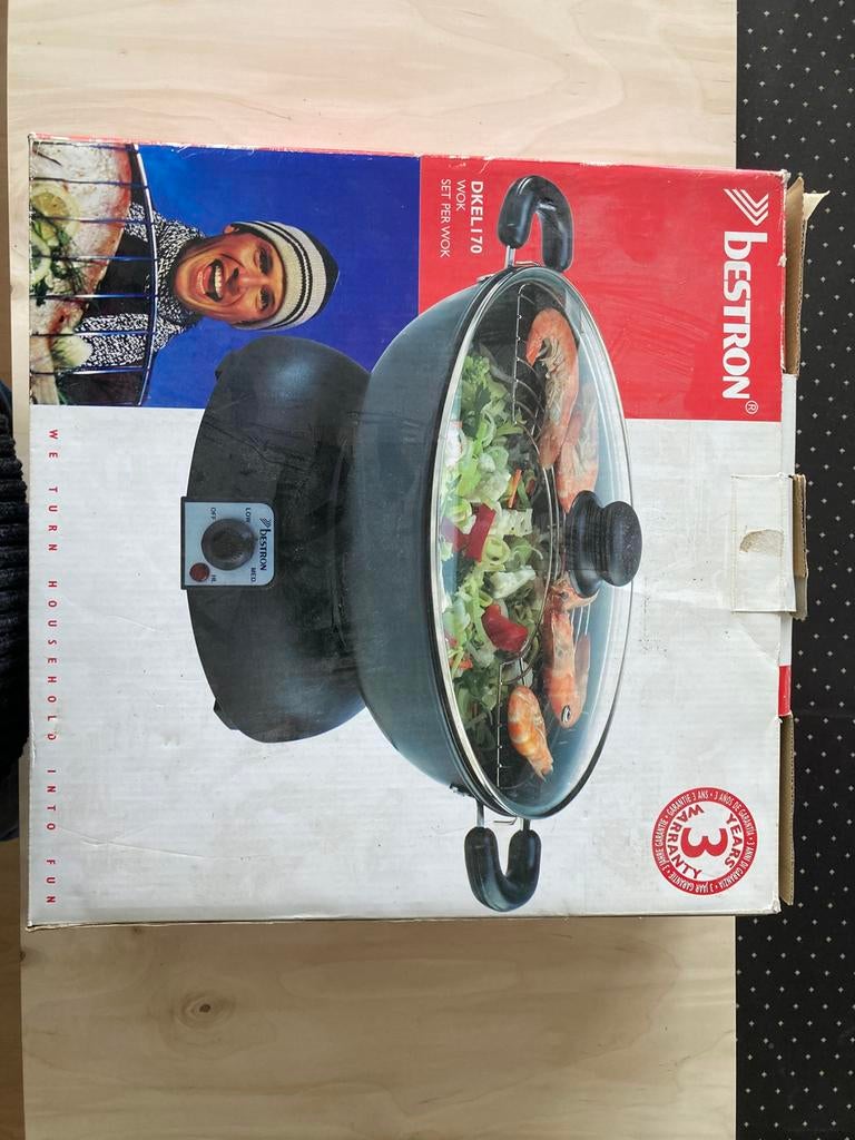 Bestron Wok, Ophalen of Verzenden, Nieuw