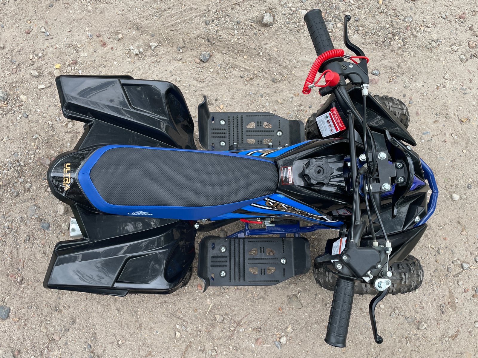 Kinder Quad 49cc - Blauw/Zwart, 1 cilinder, 11 kW of minder