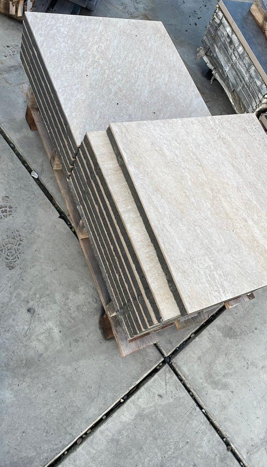 Keramische terrastegel 60x60x4, Ophalen, Zo goed als nieuw, Overige materialen