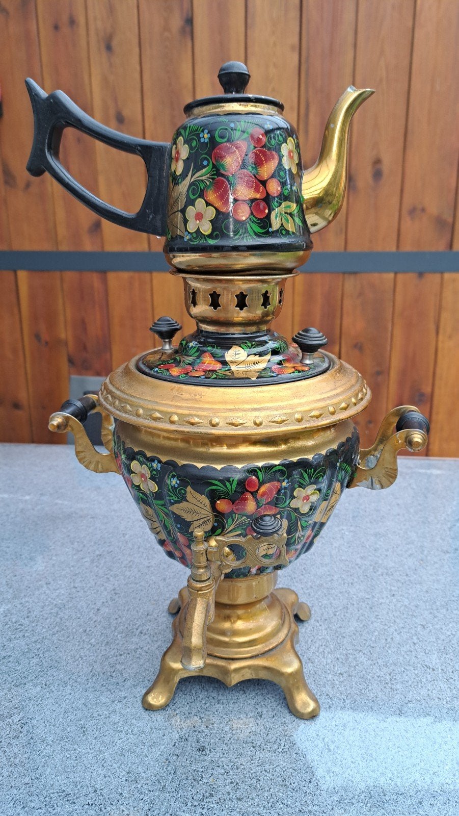 Waterkoker. Samowar met nieuw verwarmingselement en kannetje, Witgoed en Apparatuur, Waterkokers, Ophalen of Verzenden, Gebruikt