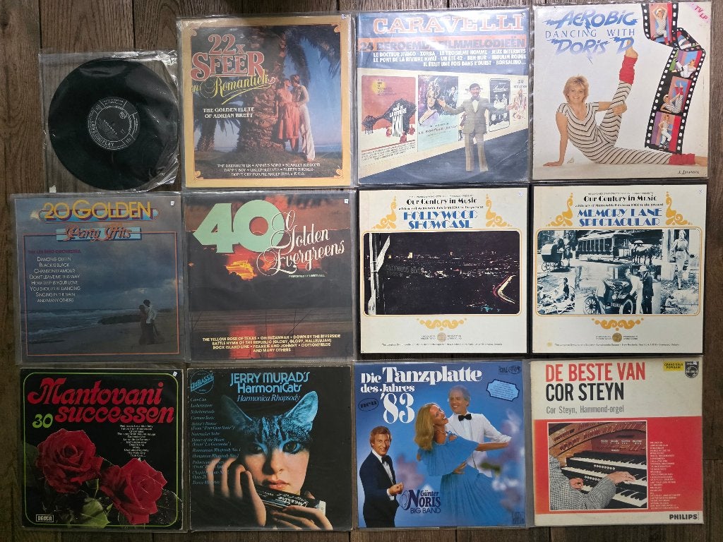 21 LP Pakket Easy Listening, Schlager, New Age, Exotica, Cd's en Dvd's, Ophalen of Verzenden, Gebruikt, 12 inch