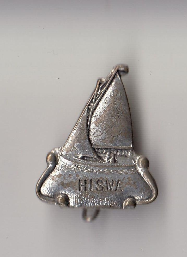 Hiswa Scheepvaart organisatie broche, Verzamelen, Gebruikt, Niet vindbaar, Niet vindbaar, Speldje of Pin
