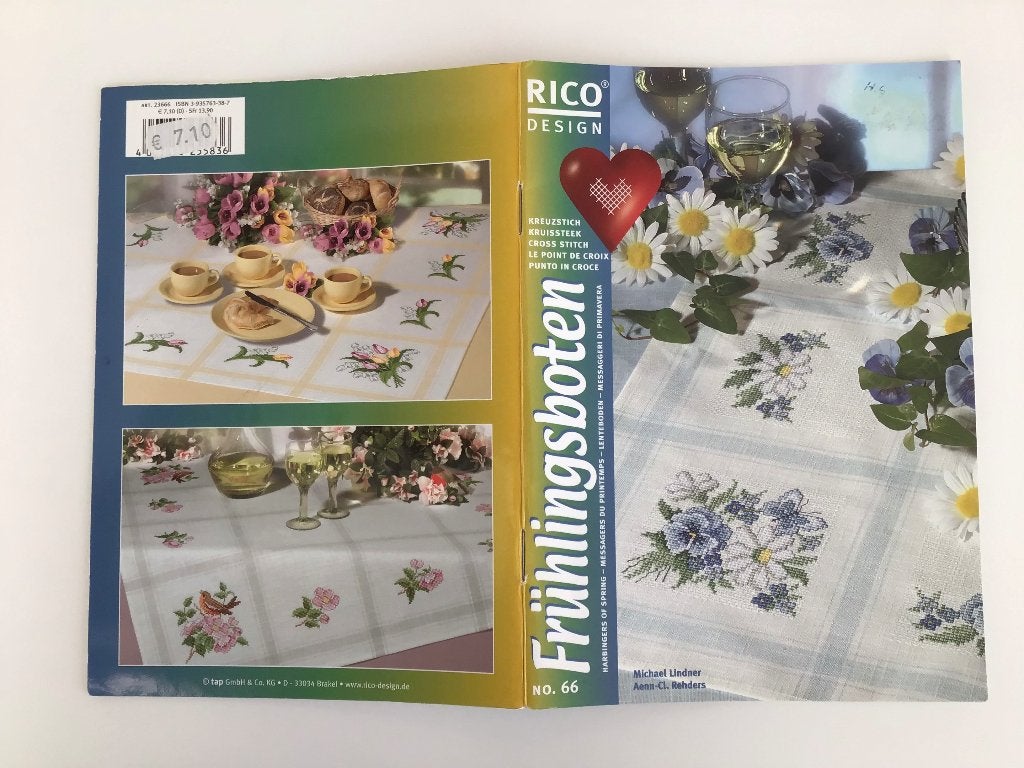 Borduren Rico Design boekje, Ophalen of Verzenden, Gebruikt, Handborduren, Patroon