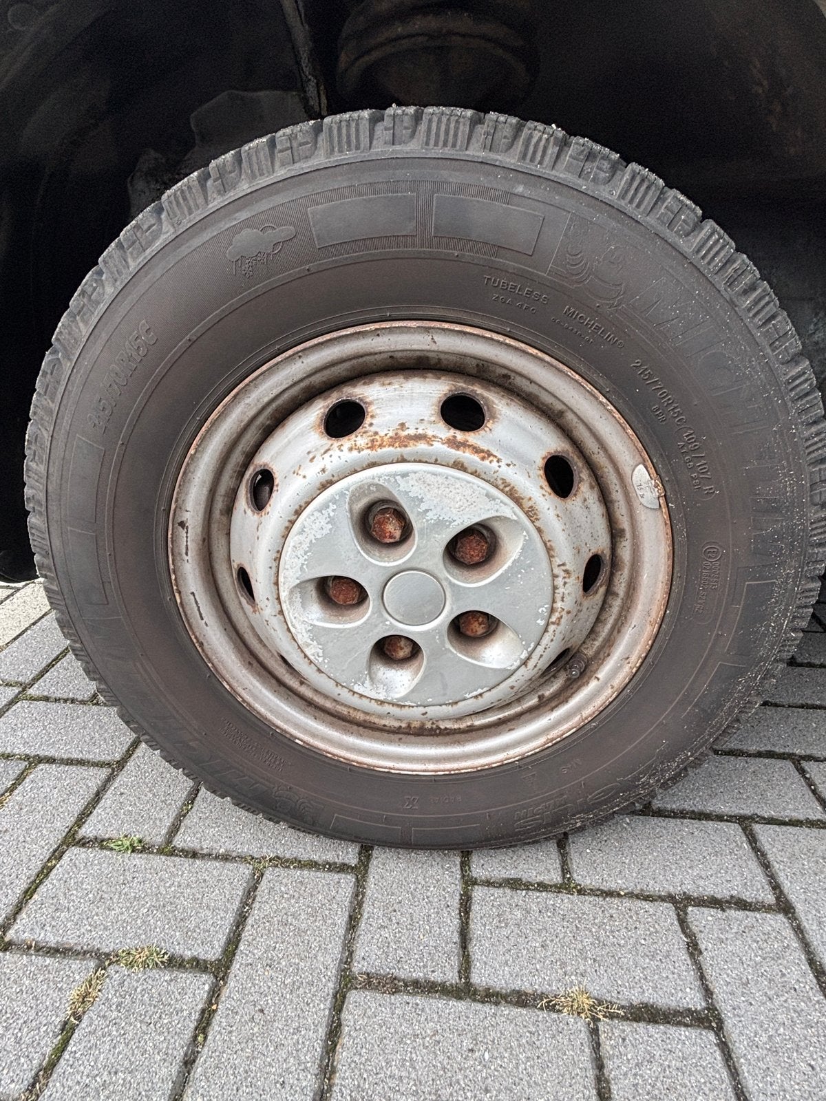 Ducato Boxer Movano 15 inch stalen winterwielen 5x118 ET68, Ophalen, Gebruikt