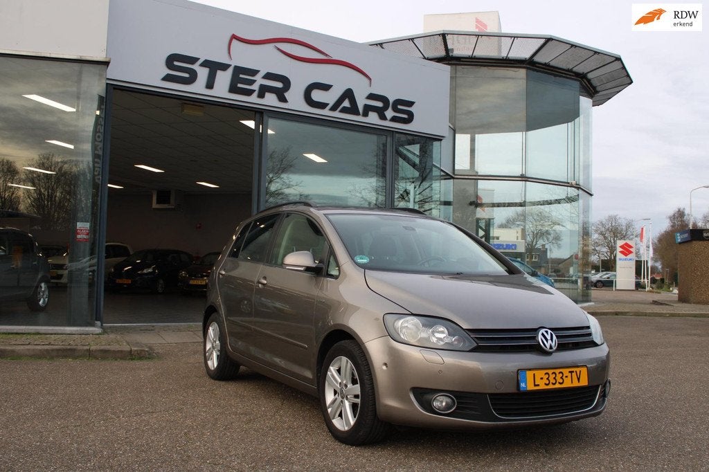 Volkswagen Golf Plus 1.2 TSI Highline BlueMotion, Stoelverwa, Auto's, Euro 5, Gebruikt, 4 cilinders, Bruin