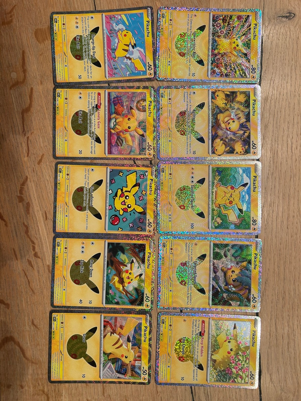 Pokemon TCG 30th Celebration Anniversary Pikachu serie hits, Ophalen of Verzenden, Nieuw, Meerdere kaarten
