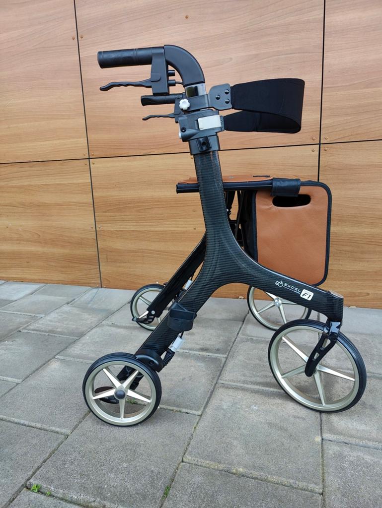 Excel F1 rollator van carbon, Diversen, Ophalen of Verzenden, Zo goed als nieuw