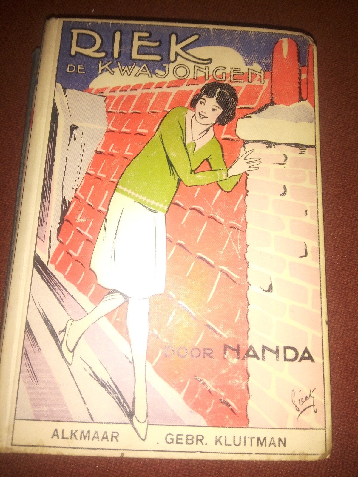 Riek de Kwajongen - Door Nanda (Oud kinderboek), Verzenden, Gelezen, Nanda, Fictie algemeen