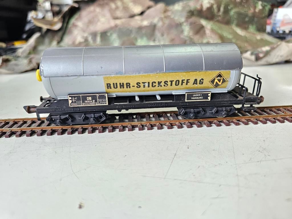 Modeltrein Ho fleischmann ketelwagen,  wagon, Ophalen of Verzenden, Gelijkstroom, Wagon, Fleischmann