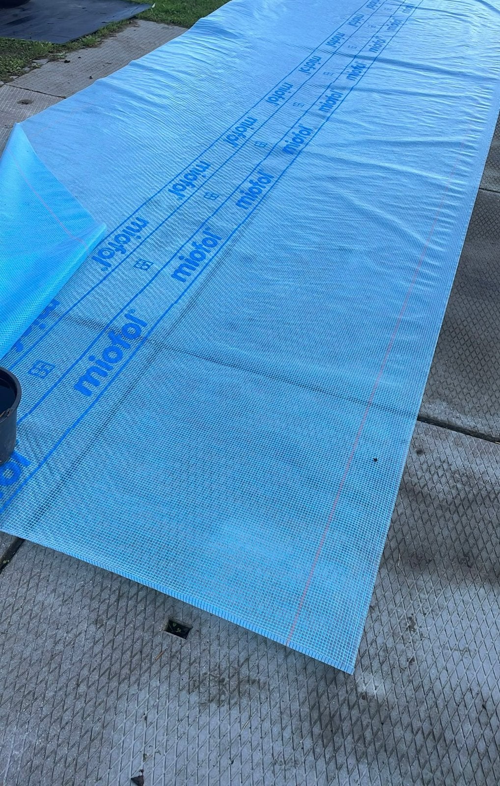 Folie vochtwerend 9 meter lang breed 258,5, Ophalen, Nieuw, 15 m² of meer, Folie