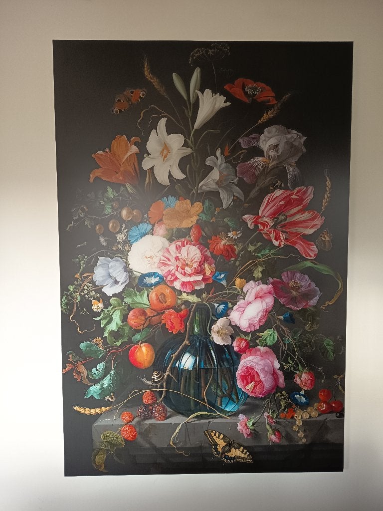 NIEUW! - klassiek stilleven - museumkwaliteit! - 180x120 cm, Ophalen, 180 cm, Schilderij, Nieuw