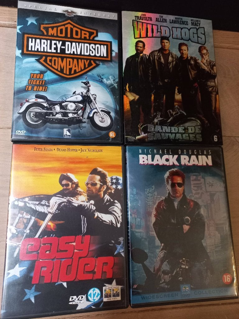 Harley Davidson DVD Pakket Documentaire, Easy Rider +2 Films, 1960 tot 1980, Alle leeftijden, Overige genres, Ophalen of Verzenden