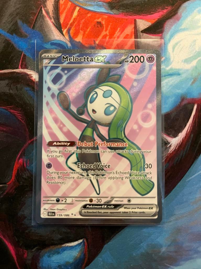 Meloetta EX 159/086 black bolt, Ophalen of Verzenden, Zo goed als nieuw, Losse kaart
